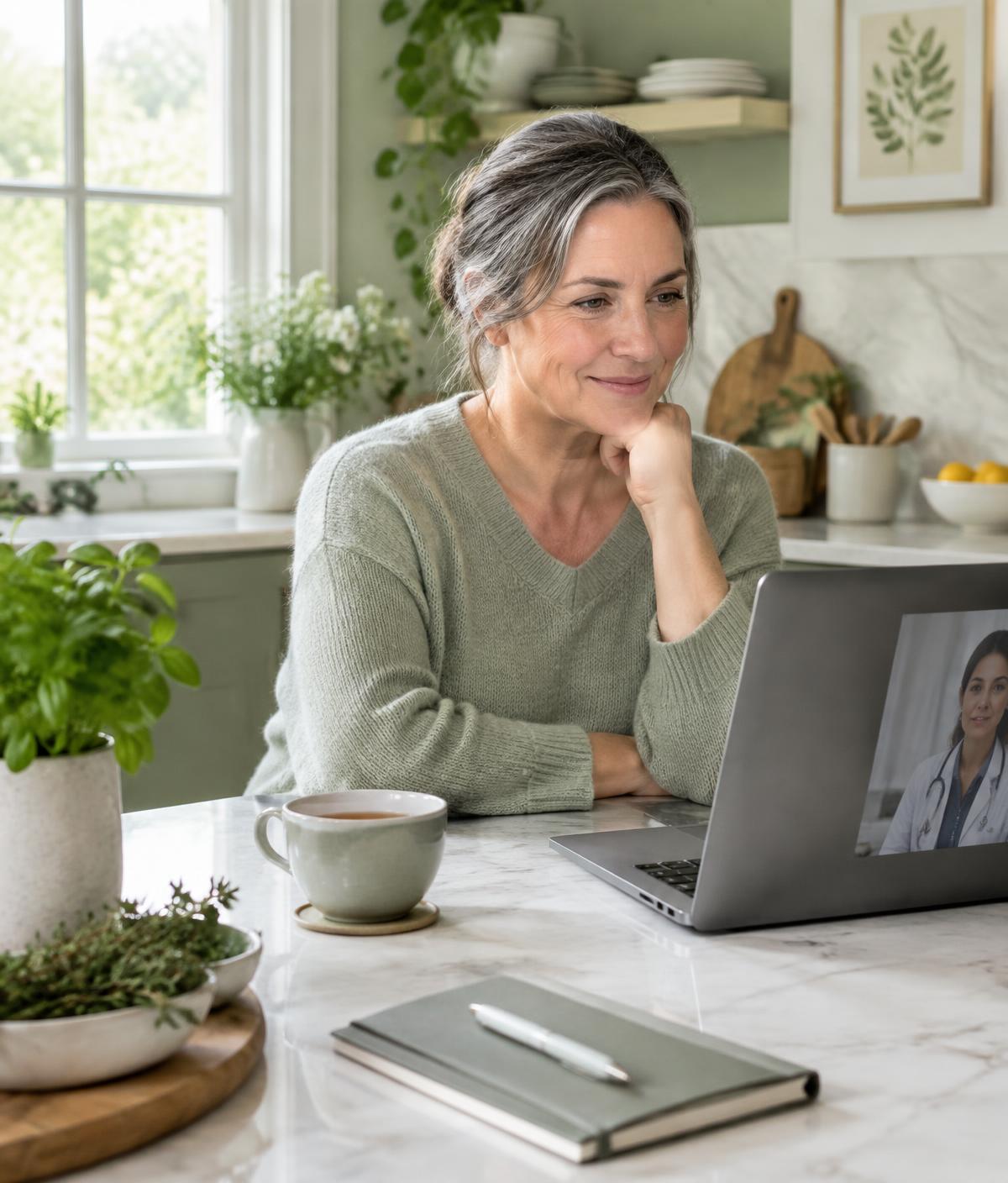 Telehealth consultation at home